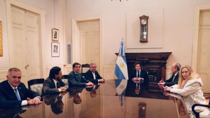 Junto a Milei, Jaldo confirmó que el Pacto de Mayo