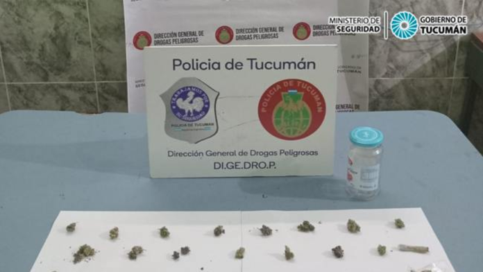 Fue demorado por infracción a Leyes de Estupefacientes y de