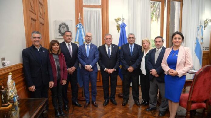 Jaldo recibió al embajador Adjunto de la Unión Europea en