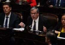 Adorni en el Congreso: Martínez lo cruzó fuerte y habló de “informe desastroso”