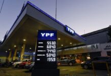YPF aplicará una suba en combustible del 1% este jueves 14
