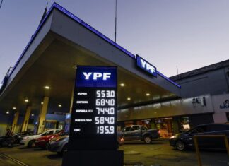 YPF aplicará una suba en combustible del 1% este jueves 14