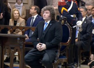 Milei encabezó el Tedeum del 25 de Mayo en medio de la interna libertaria