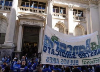 Bancarios anunciaron un paro en el BCRA y el Banco Hipotecario