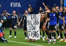 Reino Unido pidió a la FIFA sanciones contra Argentina por una bandera sobre Malvinas
