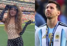 Shakira emocionó a los argentinos con un mensaje para Messi tras la final del Mundial 2026