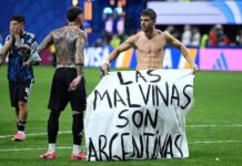 Argentina venció a Inglaterra y reivindicó Malvinas