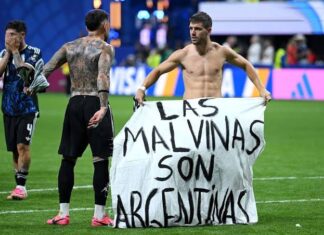 Argentina venció a Inglaterra y reivindicó Malvinas