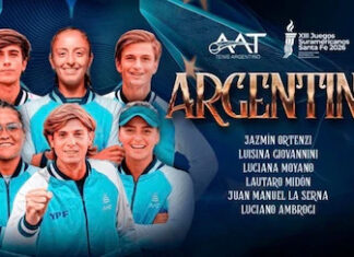 Argentina confirmó a los seis tenistas que competirán en los Juegos Suramericanos 2026