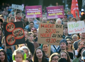 Alemania: miles de personas salieron a las calles contra el avance de la extrema derecha