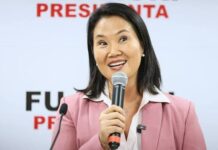 Perú: Keiko Fujimori cae al 28,3% de aprobación por la economía y la inseguridad